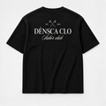 Subir Club waffle knit box fit T-shirt – black