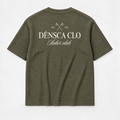 Subir Club waffle knit box fit T-shirt – olive green