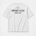 Subir Club waffle knit box fit T-shirt – white